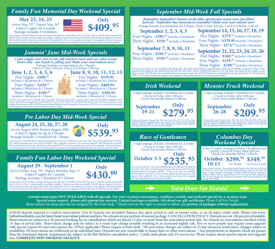 Kick It Off Specials
